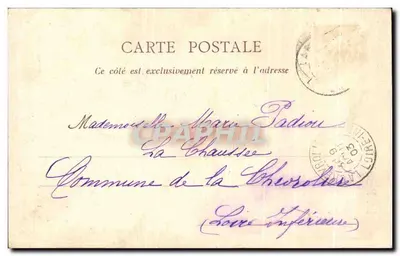 Sainte-Anne — monumentalna statua — Héliotopie Daguerre, Nîmes, nr L-I 300 — Rewers