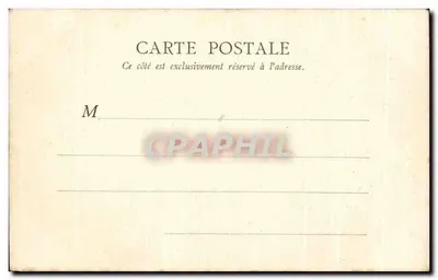 O Castelo — Blois — B.F. PARIS — Verso