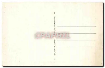 La Rochefoucauld — El castillo (fachada sur) — Reverso