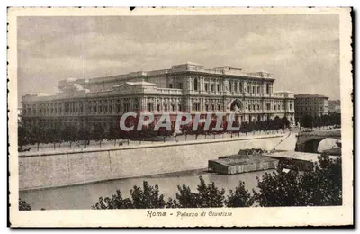 Rzym - Pałac Sprawiedliwości — wydawca Carlolera-Tipografia Moyne & Alessandrini, n° 6645