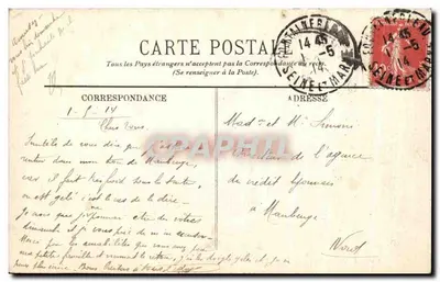 Fontainebleau — A Floresta — A Lagoa das Fadas — LL. — n° 128 — Verso