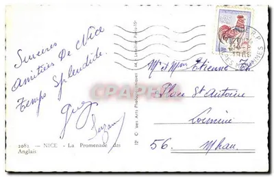 Nice — Promenade des Anglais — Hotel Westminster — wydawca Cap — Rewers