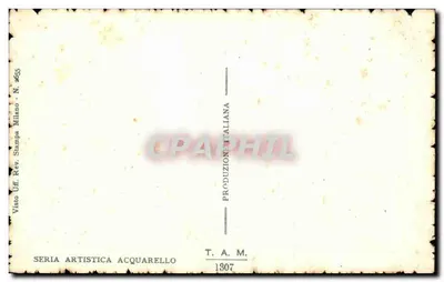 Regata morska — widok morski — T.A.M. Produzione Italiana, n° 1307 — Rewers