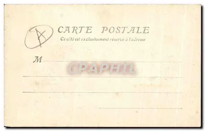 Zamek w Apremont — Strona Wschodnia — Auclain, wyd., Apremont — Rewers