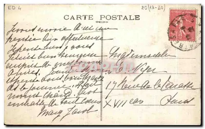 Velho feudo de Clément de Launay — Nogent-sur-Marne — Ch. A. Berhault — Verso