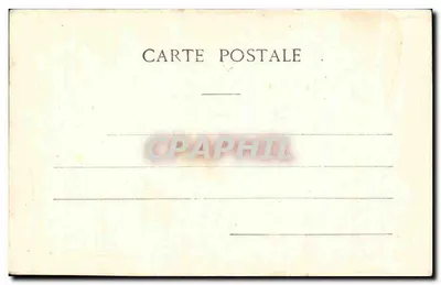 De ambulante verkopers — Plan van Parijs — Fotograaf A. Demarne & Cie, Nancy — Achterkant