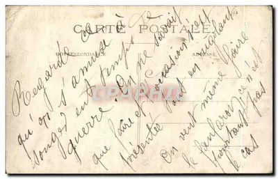 Tre soldati in uniforme — studio fotografico — Cartolina postale — Verso