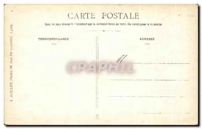 Kościół Świętego Etienne de Baïgorry — widok z głównej ulicy — J. HULLETT, Lyon — Rewers