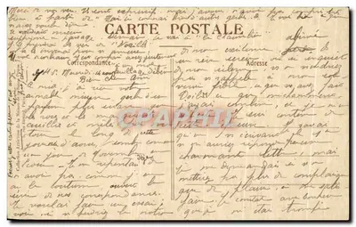 Santa Cecilia — Santa Cecilia en oración por la conversión de Valeriano — Souvenir. F.J. — Reverso