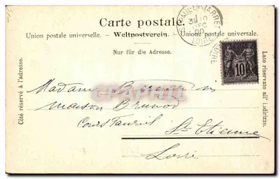 Retorno do gado ao entardecer — Saint-Paul-les-Dames, Loire — n° 213 — Verso