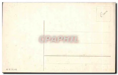 Pastor e rebanho na neve — cena invernal — M.S.I.P. 455 — Verso