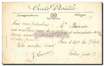 Poitiers — Widok z mostu Guillon — LL. n°58 — Rewers