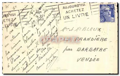 Paris - Avenida dos Campos-Élisée — vista com carros e estátuas — editor Gany — Verso