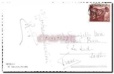 Seville — Cathédrale et Giralda — éditeur SEVILLA 58 — Reverso