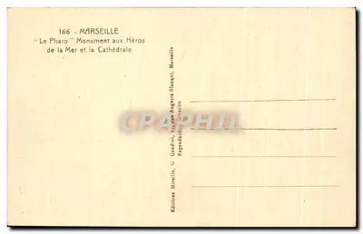 Marseille — De Farnet en de Kathedraal — Mireille — Achterkant