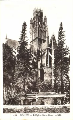 Rouen — A Igreja Saint-Ouen — ND.