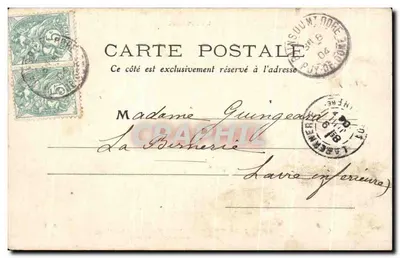 Mont-Dore, a Estação Termal — Galeria da Fonte Madeleine — editor L'Auvergne, n°217 — Verso
