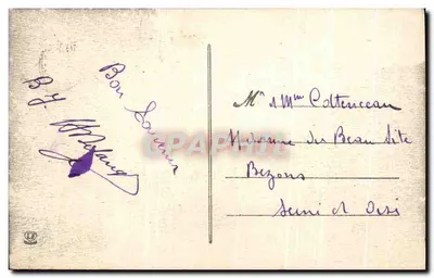 Lourdes - Plac, schody i Bazylika — Fototypia Labouche Frères, Toulouse — Rewers