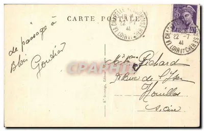 Blois (Loir-et-Cher) — Ogólny widok i most nad Loirą — R.D. — n°44 — Rewers