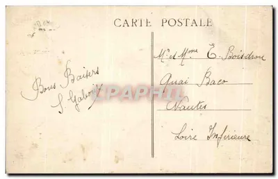 Bordeaux — Le Bassin — Wydawca L. Combien-Mâcon — Rewers