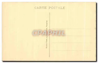 Versailles - Pokój sypialny Ludwika XIV — Wydawnictwo Cossé, Versailles — Rewers