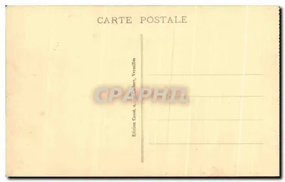Versailles - Terrazza del Castello (Lato Giardino) — Edizione Cossé, Versailles — Verso