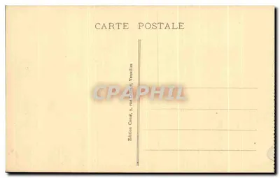 Versailles - Le Petit Trianon — éditeur Edition Cosset, Versailles — Verso