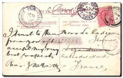 Newport – Os Docks da Alexandra — editor desconhecido, número de série não visível — Verso