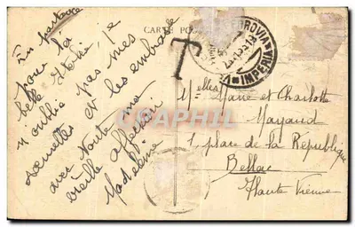 L'Hiver - Un Sentier dans une Châtaigneraie — En Limousin, édition du Courrier du Cour, n° 305 — Verso