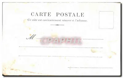 Bilhete postal antigo Terrasse Norte do Mustapha Palace Hotel — Verso