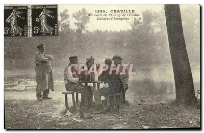 Chaville — Cabaré Campestre na margem do Lago da Ursina — Editor E.M.