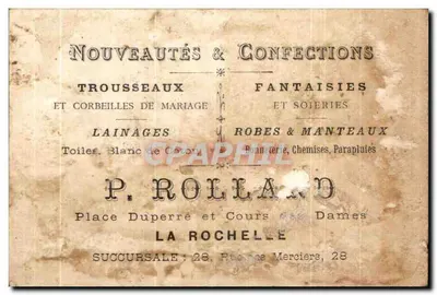 Agricultor de Plouernil — P. Rolland — imp. Bloch, Le Gars et Menard, Nantes — Verso