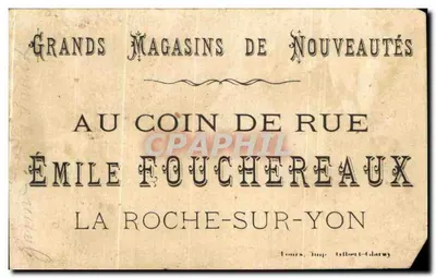 De visserij — Émile Fouchereaux, Tours — serie nummer DFC — Achterkant