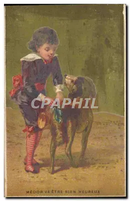 Criança e cachorro — Médor vai ser muito feliz — CPHIL