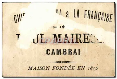 Destilería — escena de taller — casa Mairesse, Cambrai — Reverso