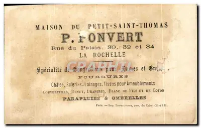 O Caminho de Ferro da Cidade — Desembarque — Exposição Universal de 1889 — Verso