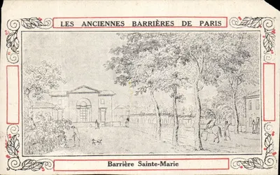As antigas barreiras de Paris — Barreira Sainte-Marie — Editor não visível