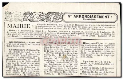 As antigas barreiras de Paris — Barreira Sainte-Marie — Editor não visível — Verso