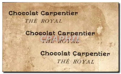 Chocolat Carpentier — Missão bem cumprida — n°4 — Verso