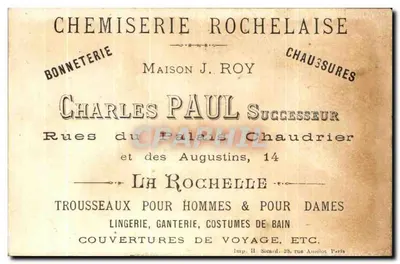 Enfant dans un étang — libellule — Maison J. Roy, Charles Paul Succ. Paris — Verso