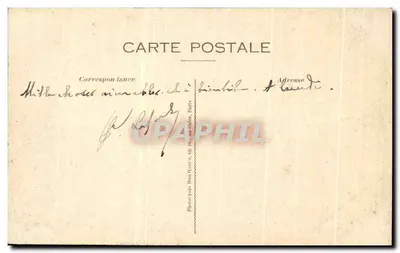 St-GERMAIN-en-LAYE — O Castelo — Baudinière, n°2 — Verso
