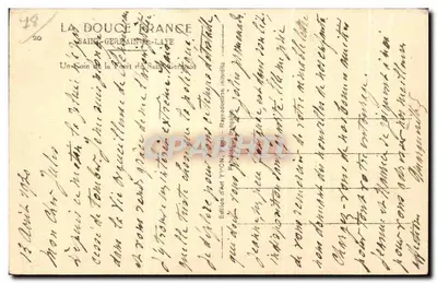Las Saint-Germain-en-Laye — Wydawca YVON, nr 20 — Rewers