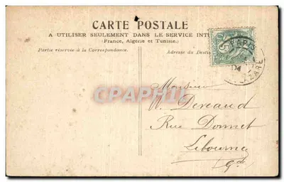 Parijs — De Station d'Orléans, Quai d'Orsay — onbekende uitgever — Achterkant