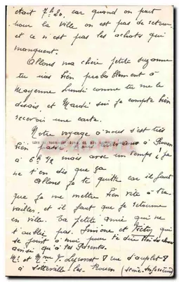 Rouen — Most Corneille i Katedra — ND. — Rewers