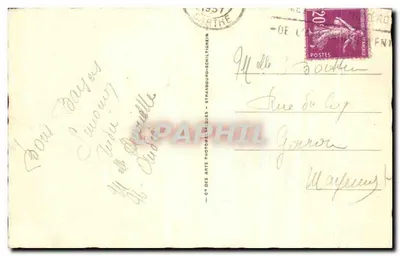 A Abside da Catedral — Le Mans — C° dos Artes — n° 7 — Verso