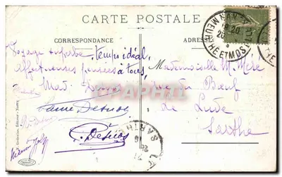 Nancy — Fontanna Neptuna — P. Grédoivius, wydawca, nr 8 — Rewers