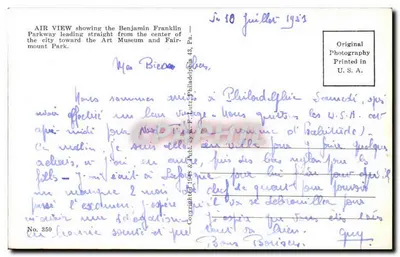 Filadelfia — widok z powietrza — Kelutz, nr 350 — Rewers