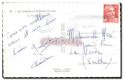 Les Sables-d'Olonne — Basen — Wydawca Gaby, nr 31 — Rewers