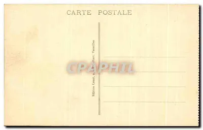 Versalhes - O Parque - Avenida Real e Basílio de Apolo — Edição Cosset, 9, rue Colbert, Versalhes — Verso