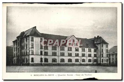 Moulins-lès-Metz — Dzielnica Serret — Cour de Verdun — Hazemann, wydawca